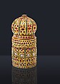 Pen Case and Inkwell (davat-i daulat), Gold, inlaid with diamonds, rubies, and emeralds